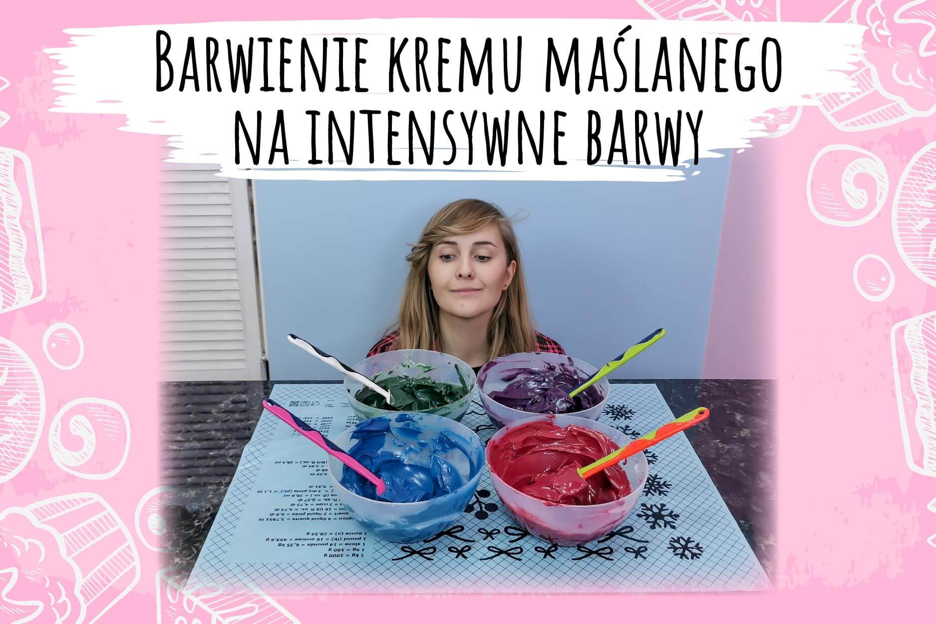 Jak zabarwic krem maślany Jak zabarwic krem maślany